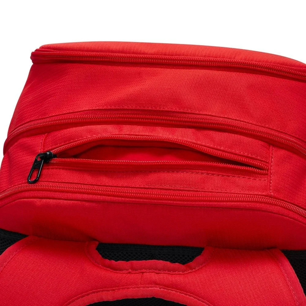 Nike Brasilia 9.5 Backpack University‎ Red Black Padded Straps Laptop Sleeve NEW